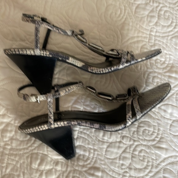 Franco Sarto high heeled embellished sandal, size 8 1/2 - Picture 2 of 8